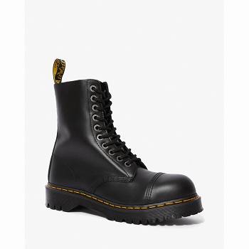 Dr Martens 8761 Bxb Kožené Mid Calf - Cierne Cizmy Panske, D077SK